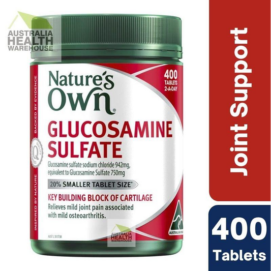 [Expiry: 04/2026] Nature's Own Glucosamine Sulfate 400 Tablets