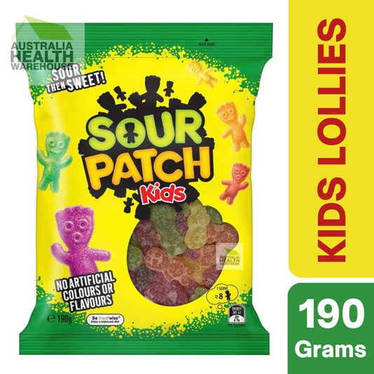 [CLEARANCE Expiry: 24/01/2025] Sour Patch Kids Lollies 190g