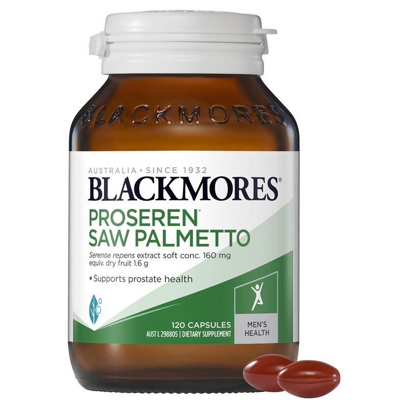 [Expiry: 05/2027] Blackmores Proseren Saw Palmetto 120 Capsules