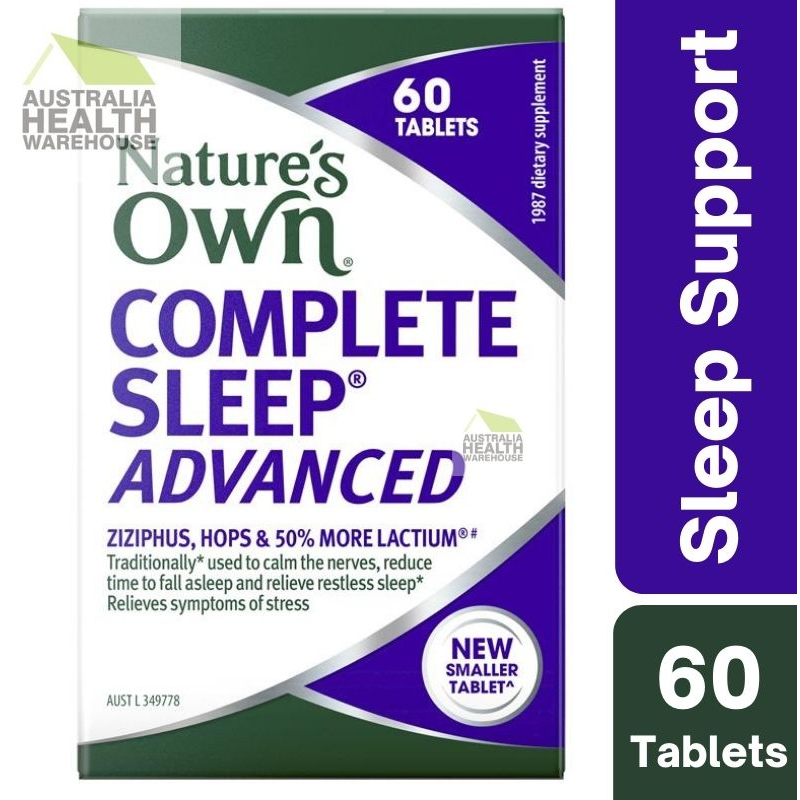 [Expiry: 09/2026] Nature's Own Complete Sleep Advanced 60 Tablets