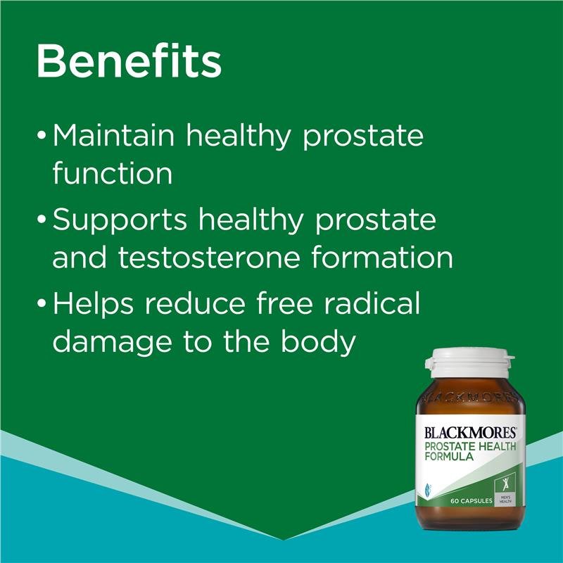 [Expiry: 08/2025] Blackmores Prostate Health Formula 60 Capsules