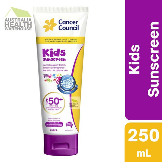 [Expiry: 08/2026] Cancer Council Kids Sunscreen SPF 50+ Tube 250mL