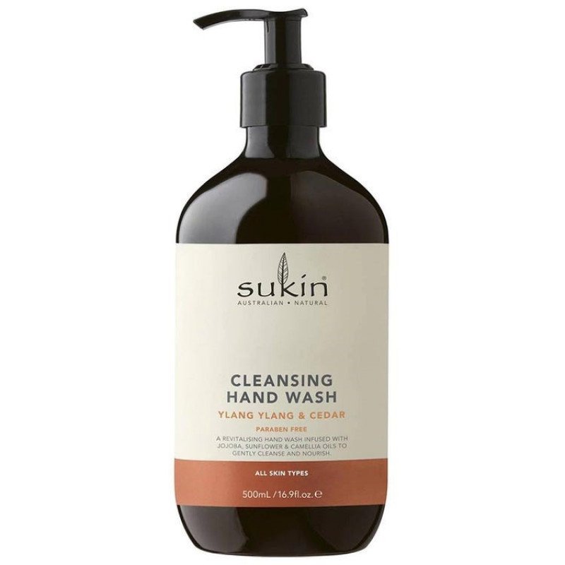 Sukin Cleansing Hand Wash Ylang Ylang & Cedar 500mL