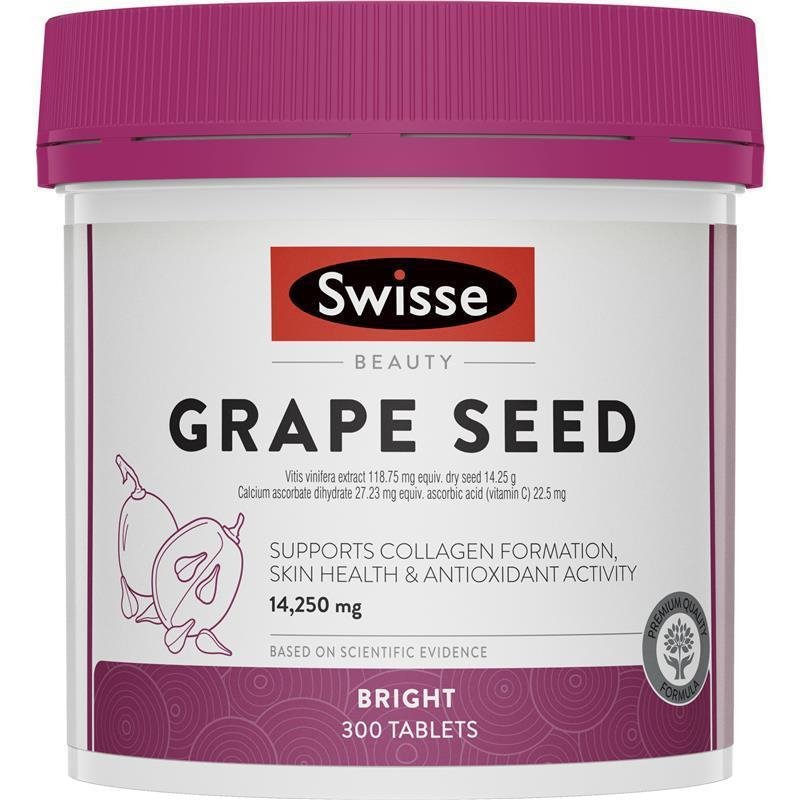 [Expiry: 09/2025] Swisse Ultiboost Grape Seed 14,250mg 300 Tablets