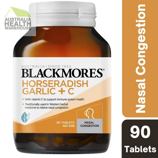 [Expiry: 08/2025] Blackmores Horseradish Garlic + C 90 Tablets