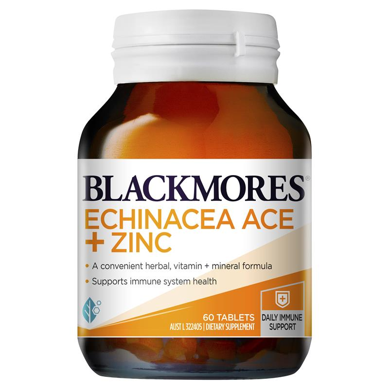 [Expiry: 01/2026] Blackmores Echinacea ACE + Zinc 60 Tablets