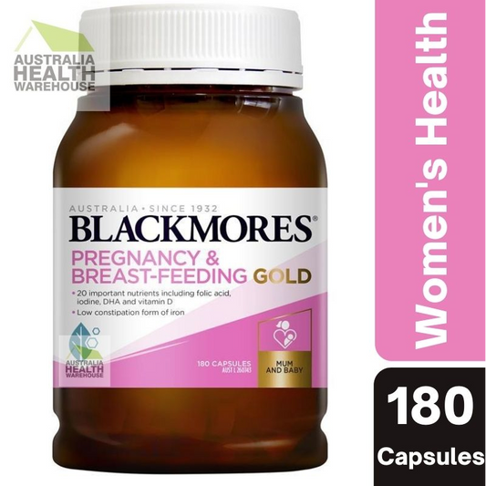 [Expiry: 10/2025] Blackmores Pregnancy and Breastfeeding Gold 180 Capsules