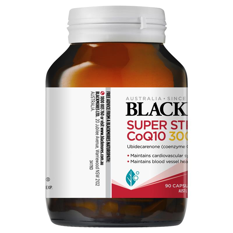 [Expiry: 01/2027] Blackmores Super Strength CoQ10 300mg 90 Capsules