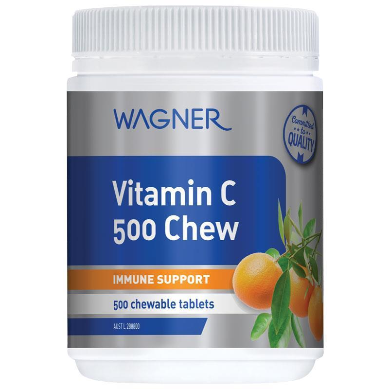 [Expiry: 09/2026] Wagner Vitamin C 500 Chewable Tablets