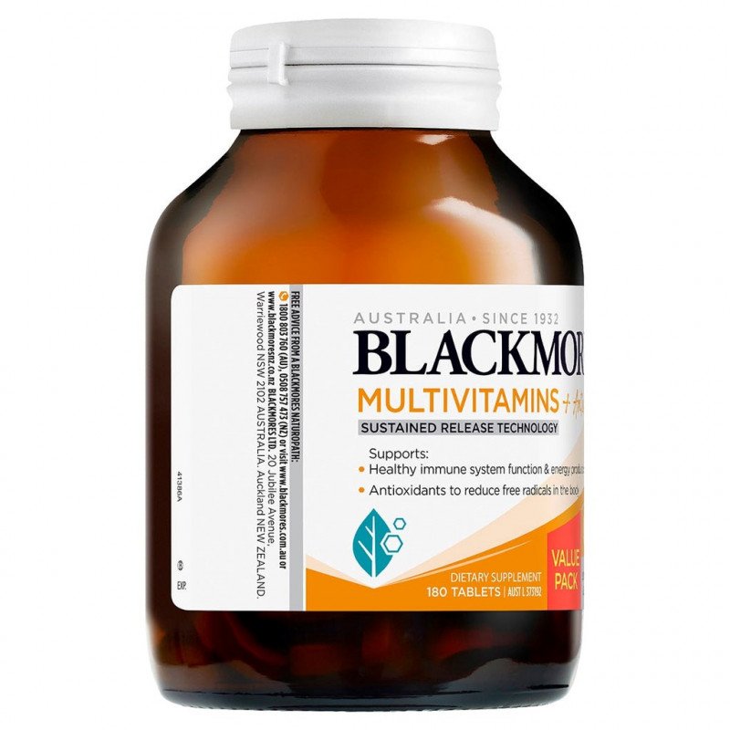 [Expiry: 03/2025] Blackmores Sustained Release Multivitamins + Antioxidants 180 Tablets