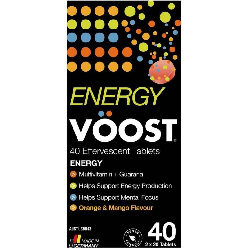 [Expiry: 11/2025] Voost Energy Orange & Mango Effervescent 40 Tablets