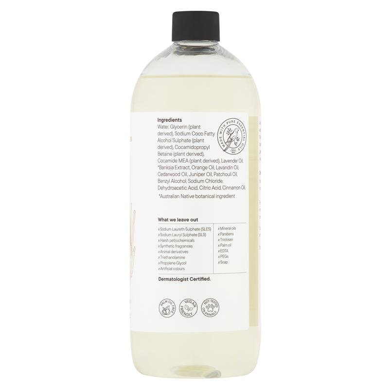 Bosisto's Banksia Flower and Lavender Moisturising Hand Wash Refill - 1 Litre