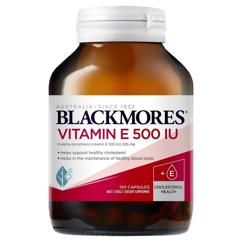 [Expiry: 06/2027] Blackmores Natural Vitamin E 500IU 150 Capsules