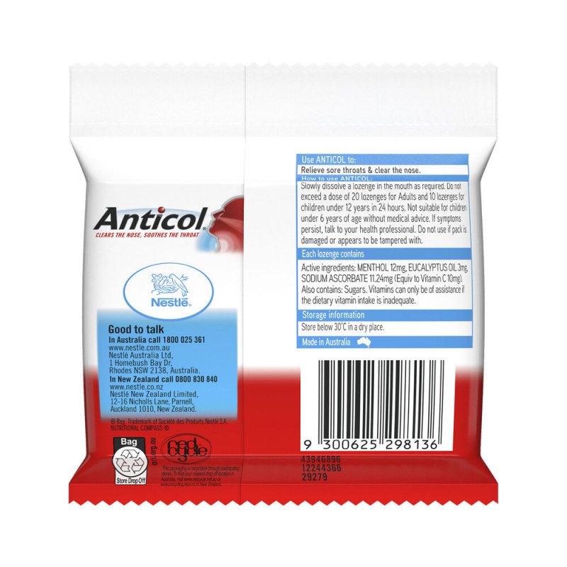 [Expiry: 05/2026] Anticol 3x10 Lozenges Multipack