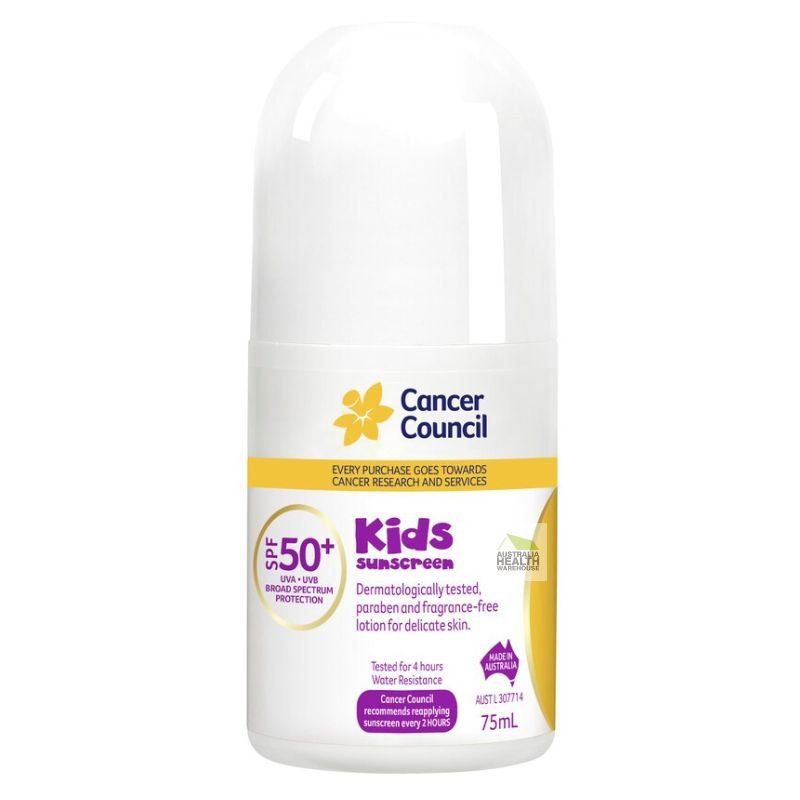 [Expiry: 02/2027] Cancer Council Kids Sunscreen SPF 50+ Roll On 75mL