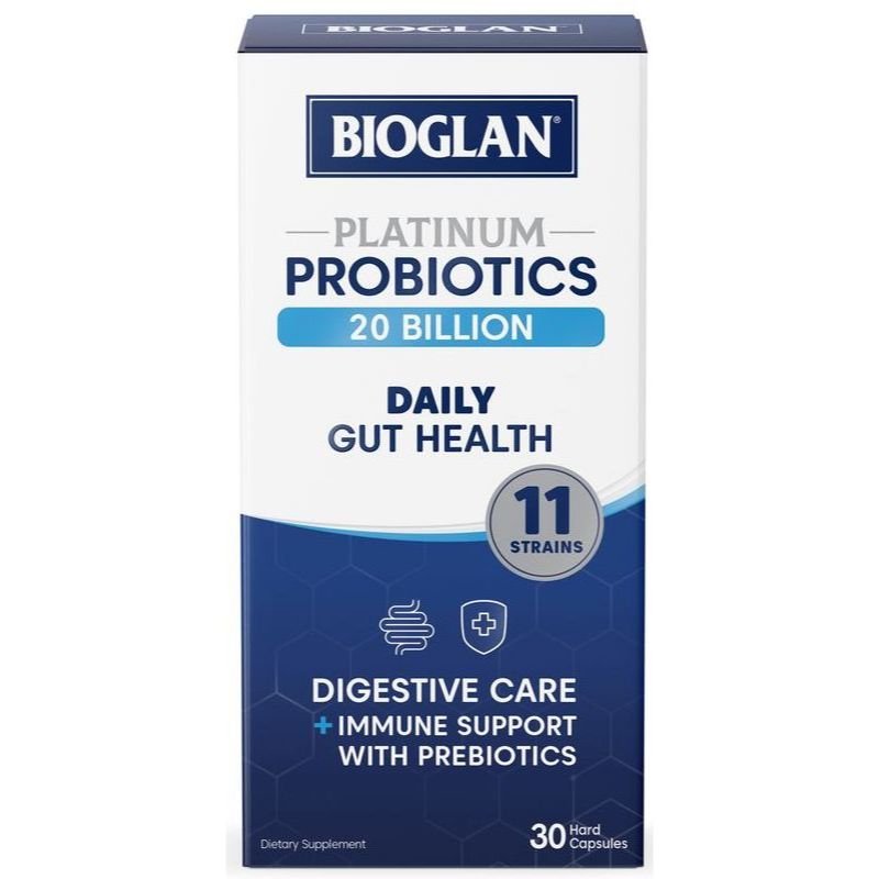 [Expiry: 08/2025] Bioglan Platinum Probiotics 20 Billion 30 Capsules