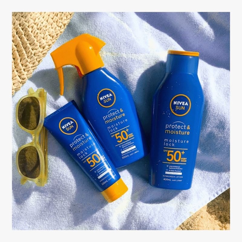 [Expiry: 03/2025] Nivea Sun SPF 50+ Protect & Moisture Sunscreen Trigger Spray 300mL