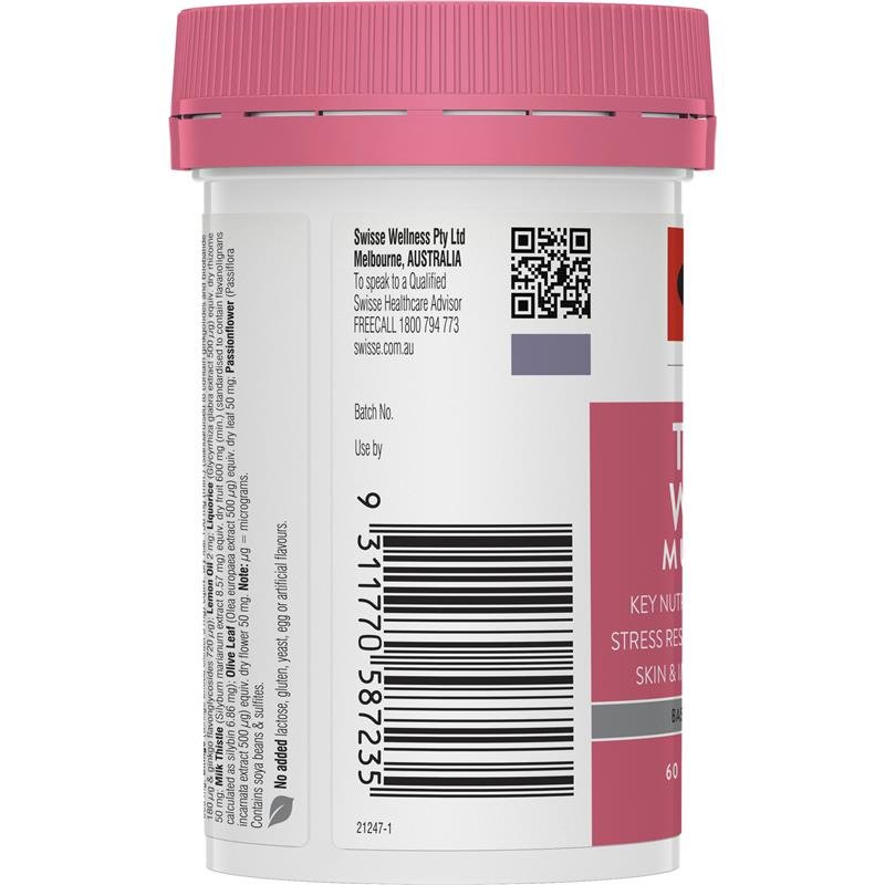 [Expiry: 02/2027] Swisse Ultivite Teenage Women's Multivitamin 60 Tablets