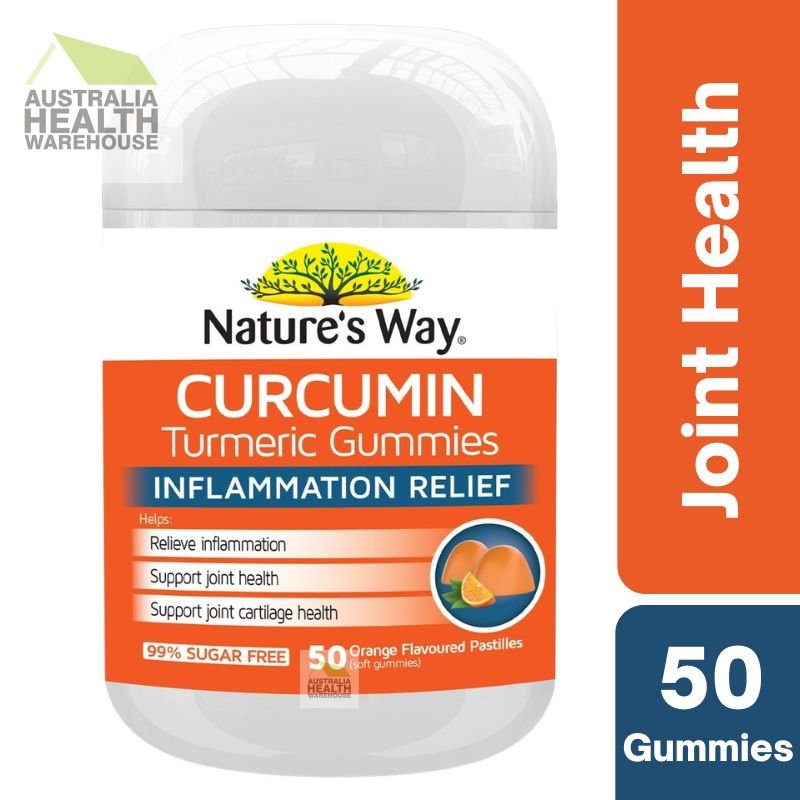 Nature's Way Curcumin Turmeric Gummies 50 Pastilles July 2024