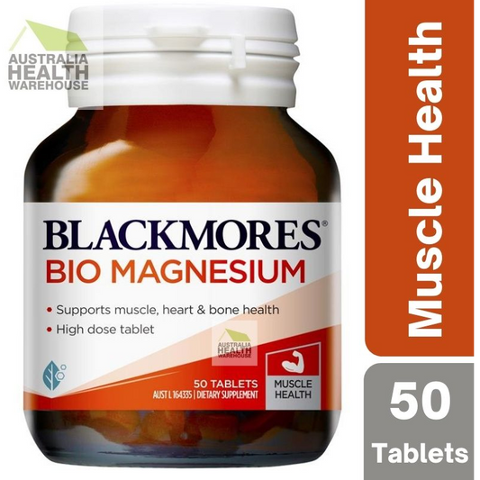 [Expiry: 12/2025] Blackmores Bio Magnesium 50 Tablets