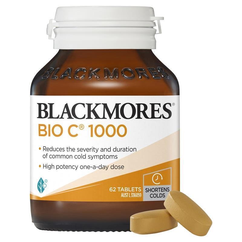 [Expiry: 02/2026] Blackmores Bio C 1000mg 62 Vitamin C Tablets