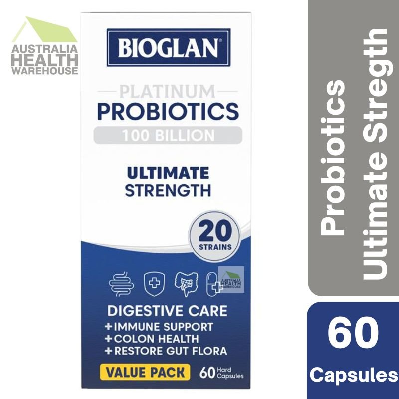 [Expiry: 12/2025] Bioglan Platinum Probiotics 100 Billion 60 Capsules