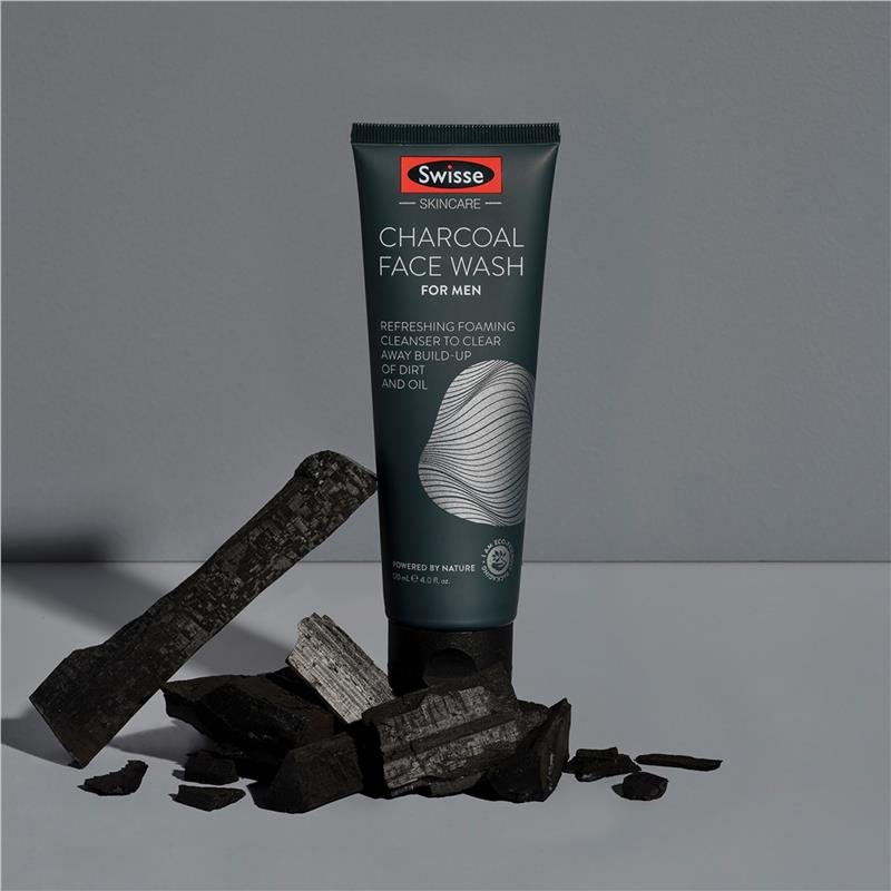 Swisse Skincare Charcoal Face Wash For Men 120mL