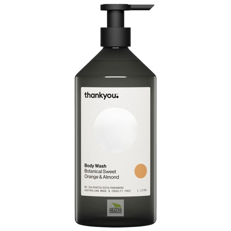 Thankyou Botanical Sweet Orange & Almond Body Wash 1 Litre