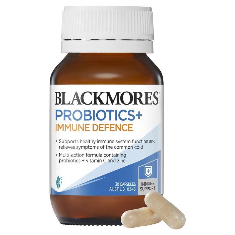 [CLEARANCE Expiry: 28/02/2025] Blackmores Probiotics+ Immune Defence 30 Capsules