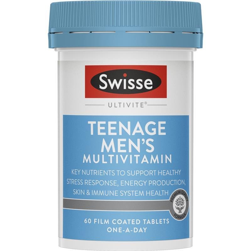 [Expiry: 05/2027] Swisse Ultivite Teenage Men's Multivitamin 60 Tablets