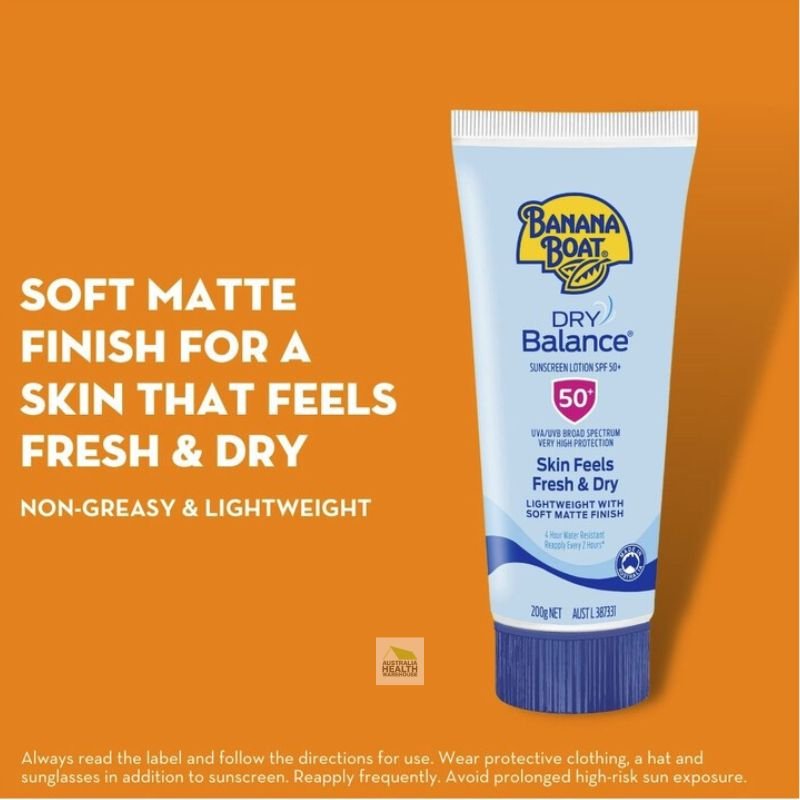 [Expiry: 03/2026] Banana Boat Dry Balance SPF 50+ Sunscreen Lotion 200g