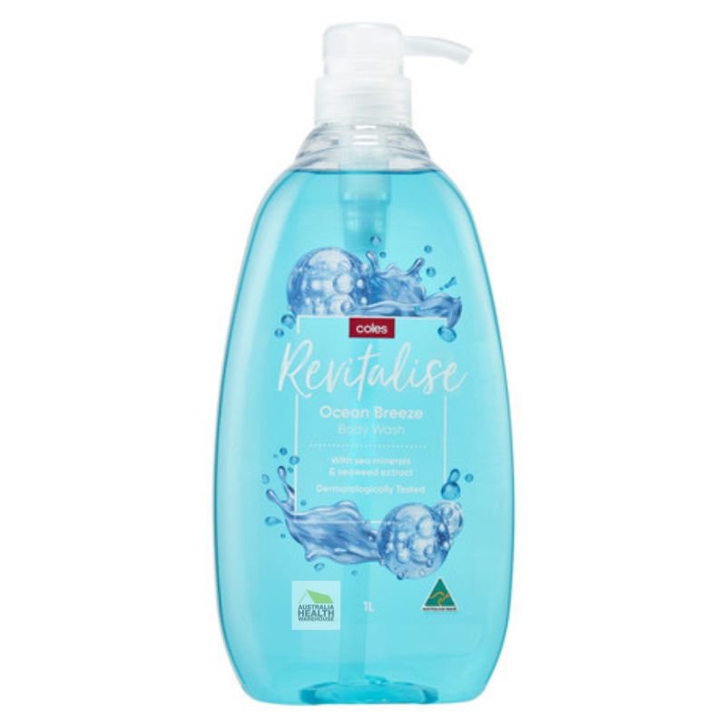 Coles Revitalising Ocean Breeze Body Wash 1 Litre