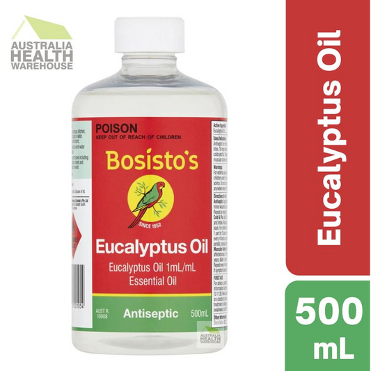 [Expiry: 04/2028] Bosisto’s Eucalyptus Oil 500mL