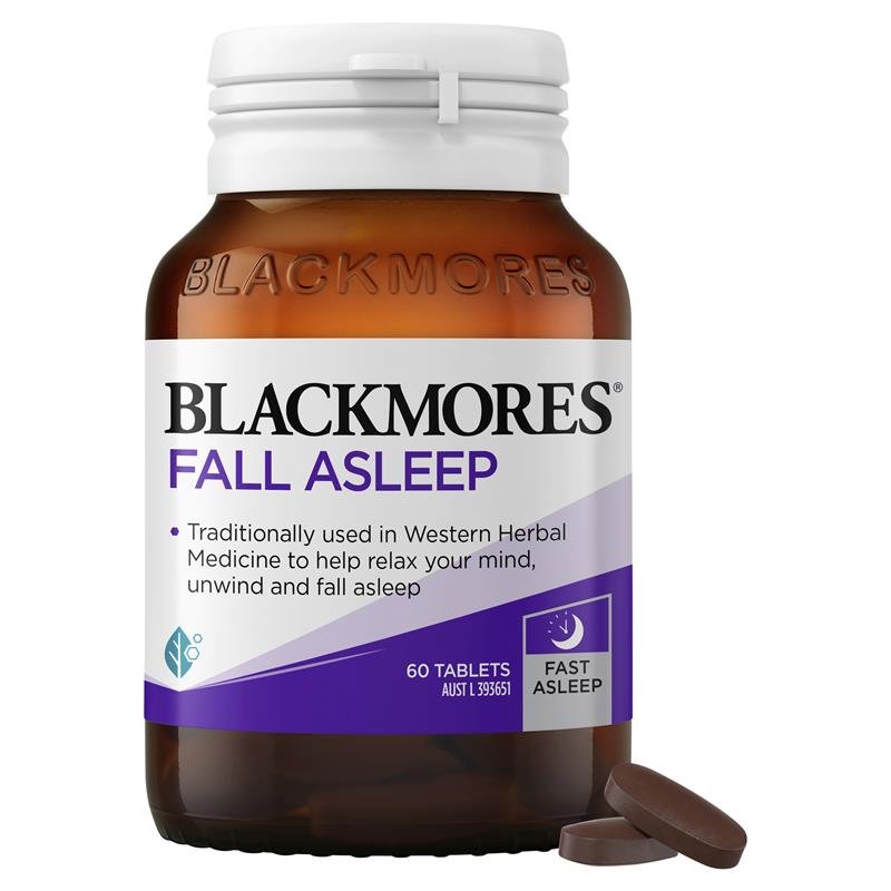 [Expiry: 09/2025] Blackmores Fall Asleep 60 Tablets