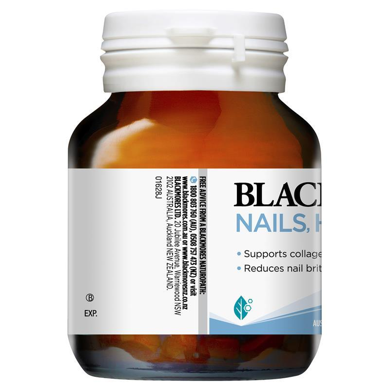 [CLEARANCE Expiry: 02/2025] Blackmores Nails Hair & Skin 60 Tablets