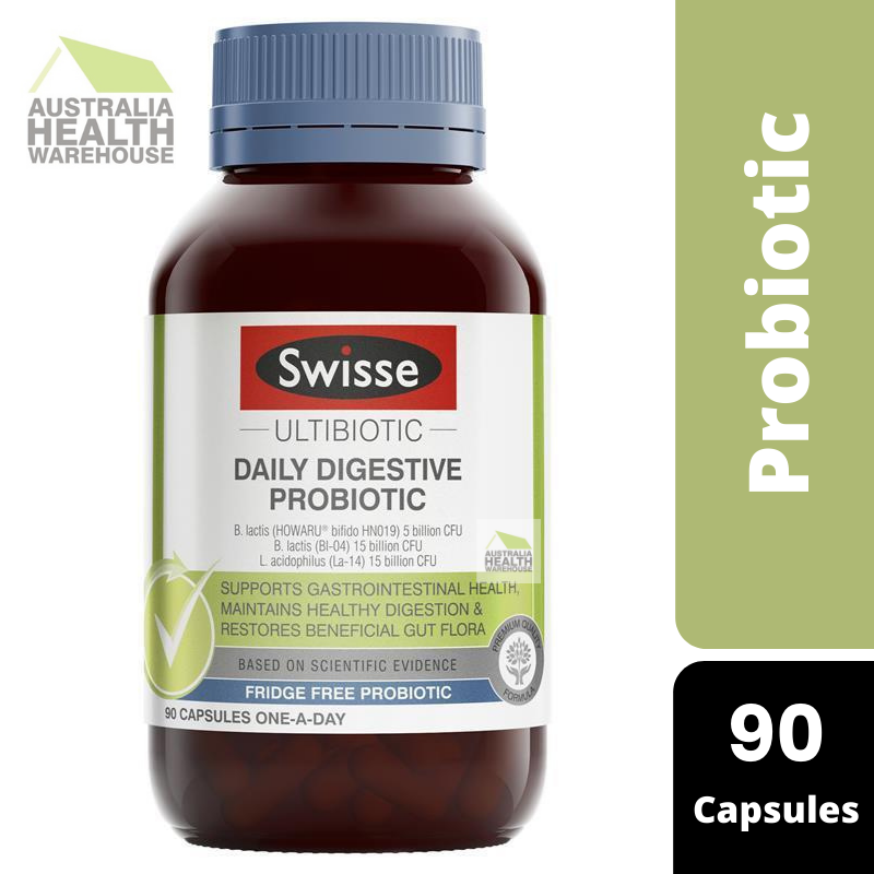 [Expiry: 09/2025] Swisse Ultibiotic Daily Digestive Probiotic 90 Capsules